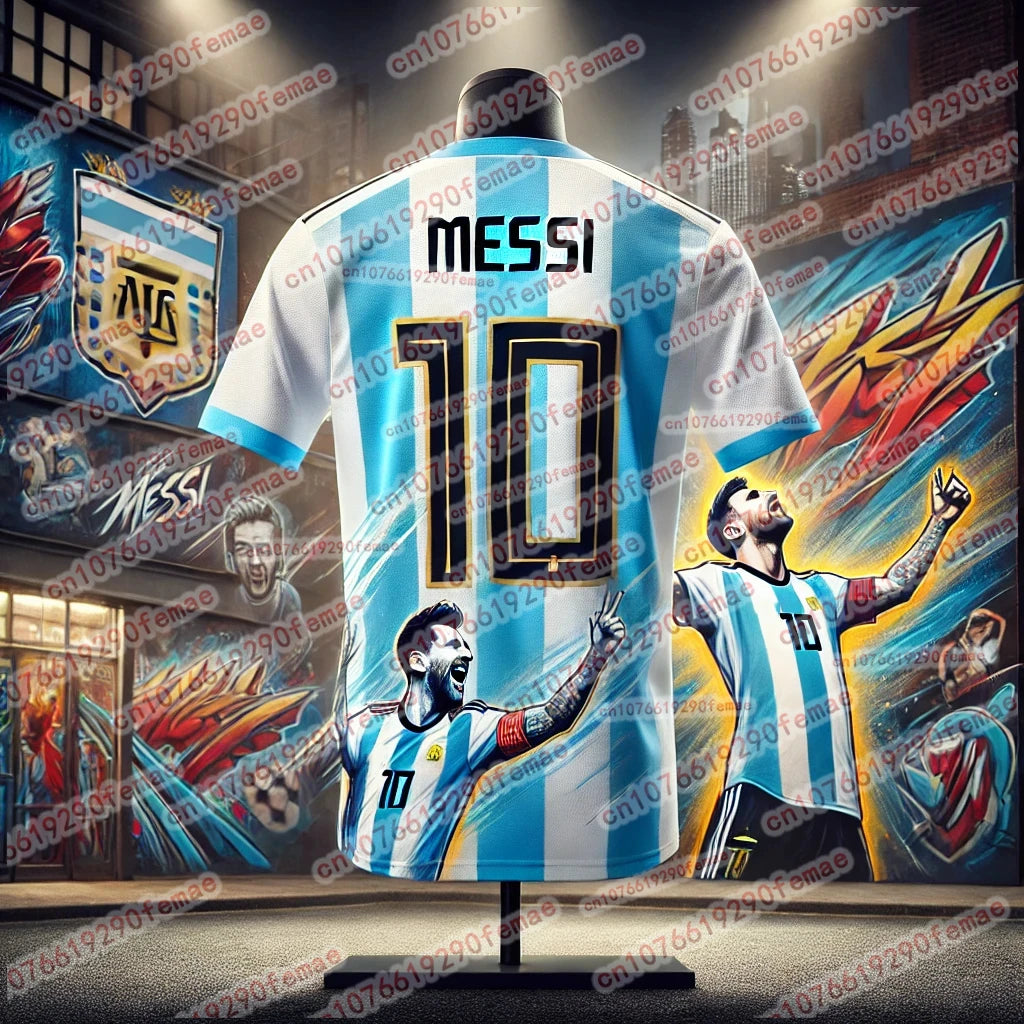 Limited edition Hot Selling Messi Fashion 3D Printed Commemorative T-shirt