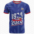 Haiti National Football Team commemorative edition T-shirt by R&G Boutique, featuring team logo and vibrant design on soft fabric