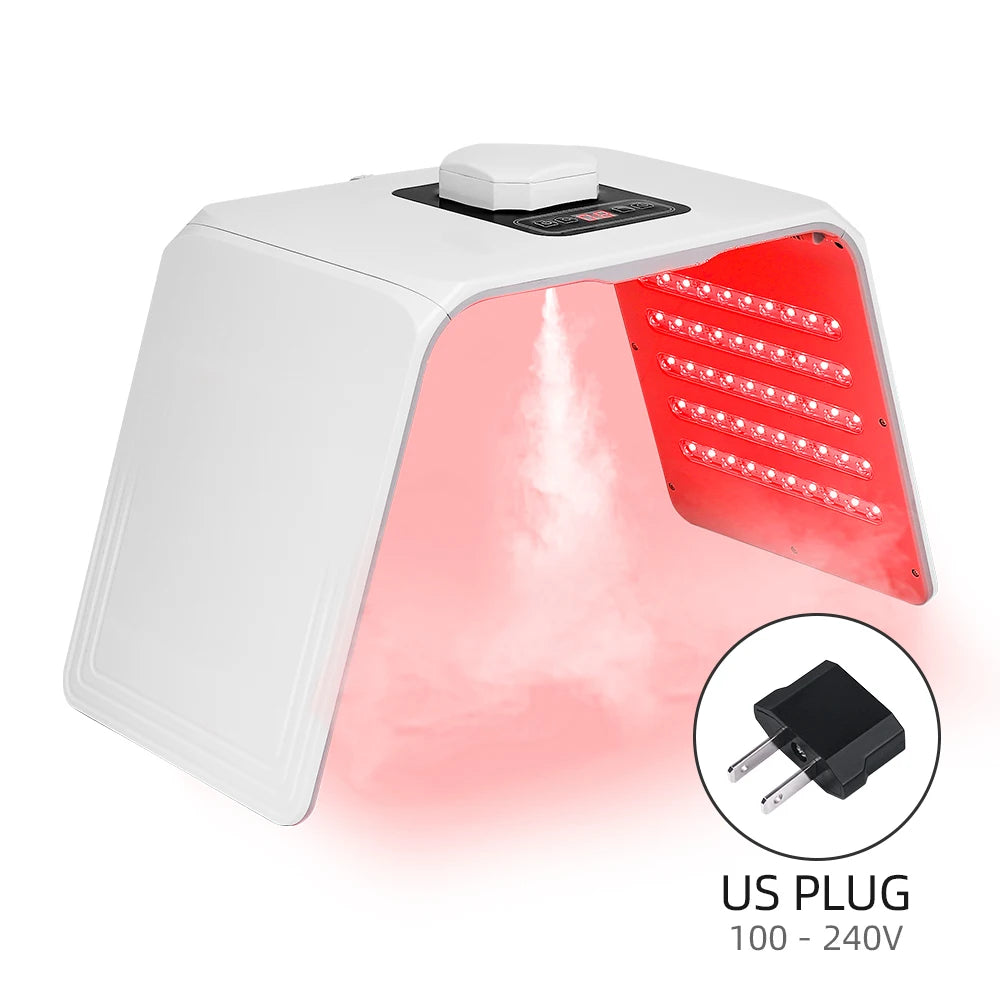 7-Color LED Photon Therapy Machine with Nano Spray | Face & Body Skin Care Device