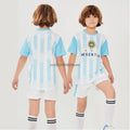 Kids Brazil Argentina Germany Football Jersey Boy Girls Quick Dry Club National Soccer Jersey Sets Childs Cheerleading Costume
