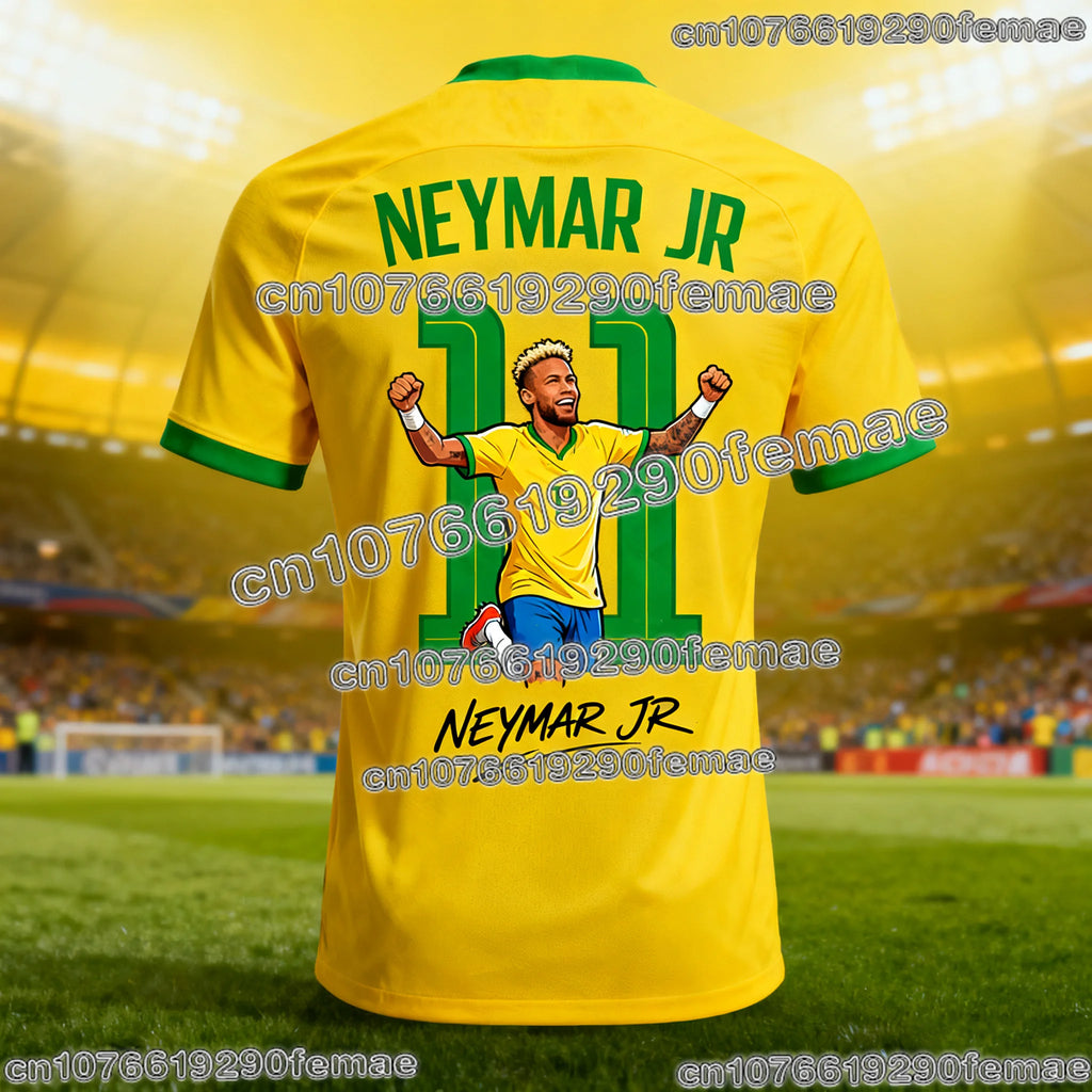 Hot Selling Neymar Commemorative Football T Shirt