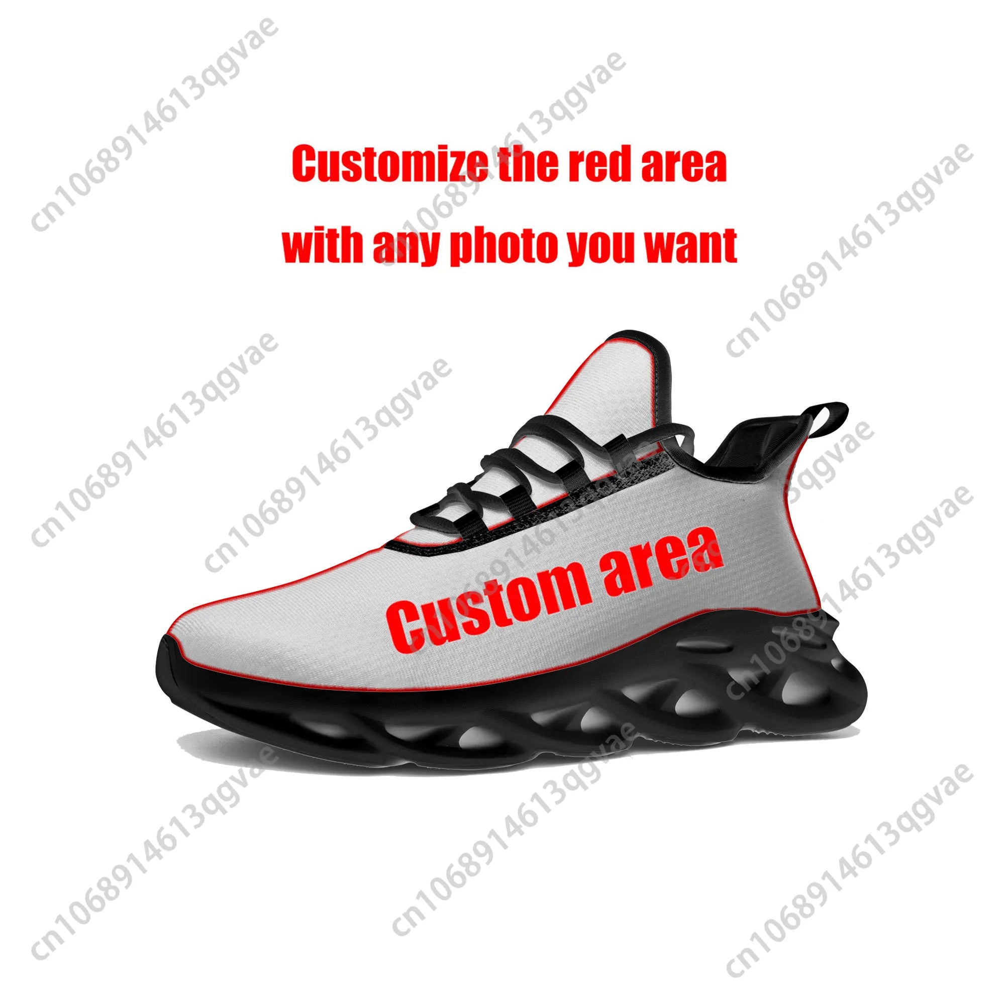 High Quality Haitian Flag Flats Sneakers Men & Women