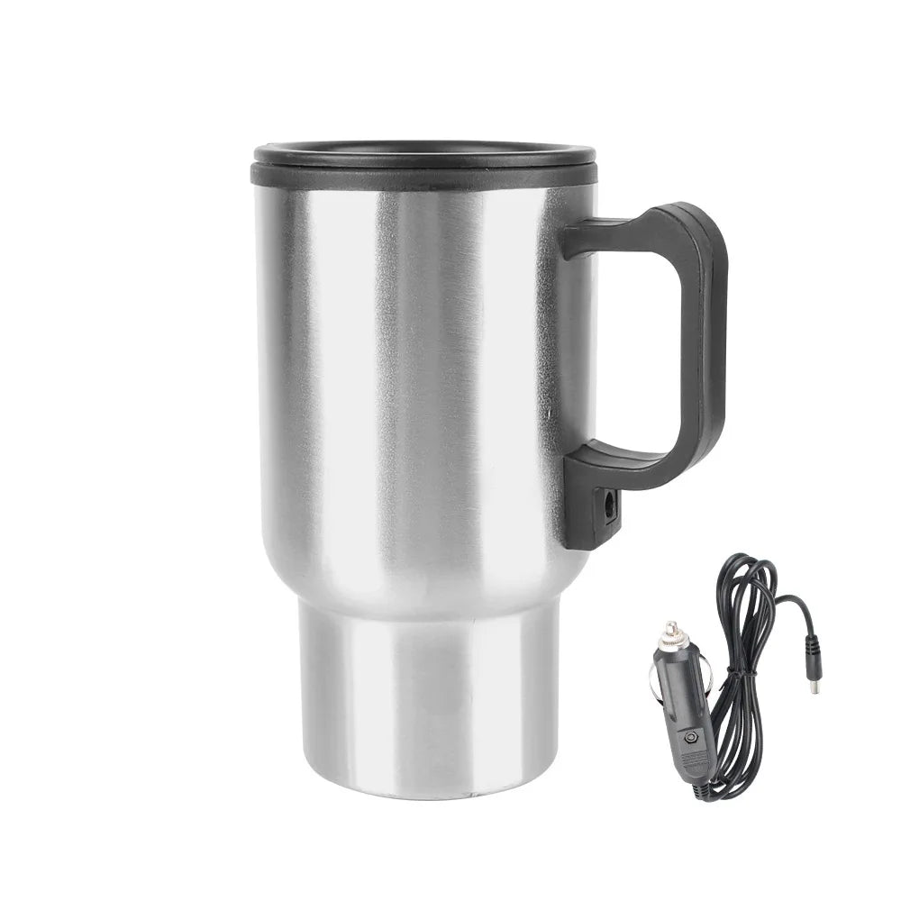 12V 450ml Stainless Steel Water Coffee Milk self heating mug