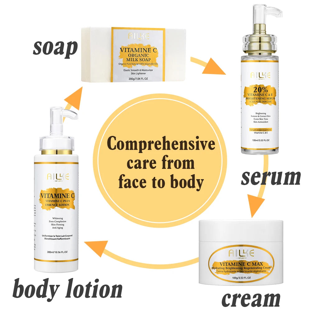 Vitamin C Skin Care Kit, With Lightening Body Lotion