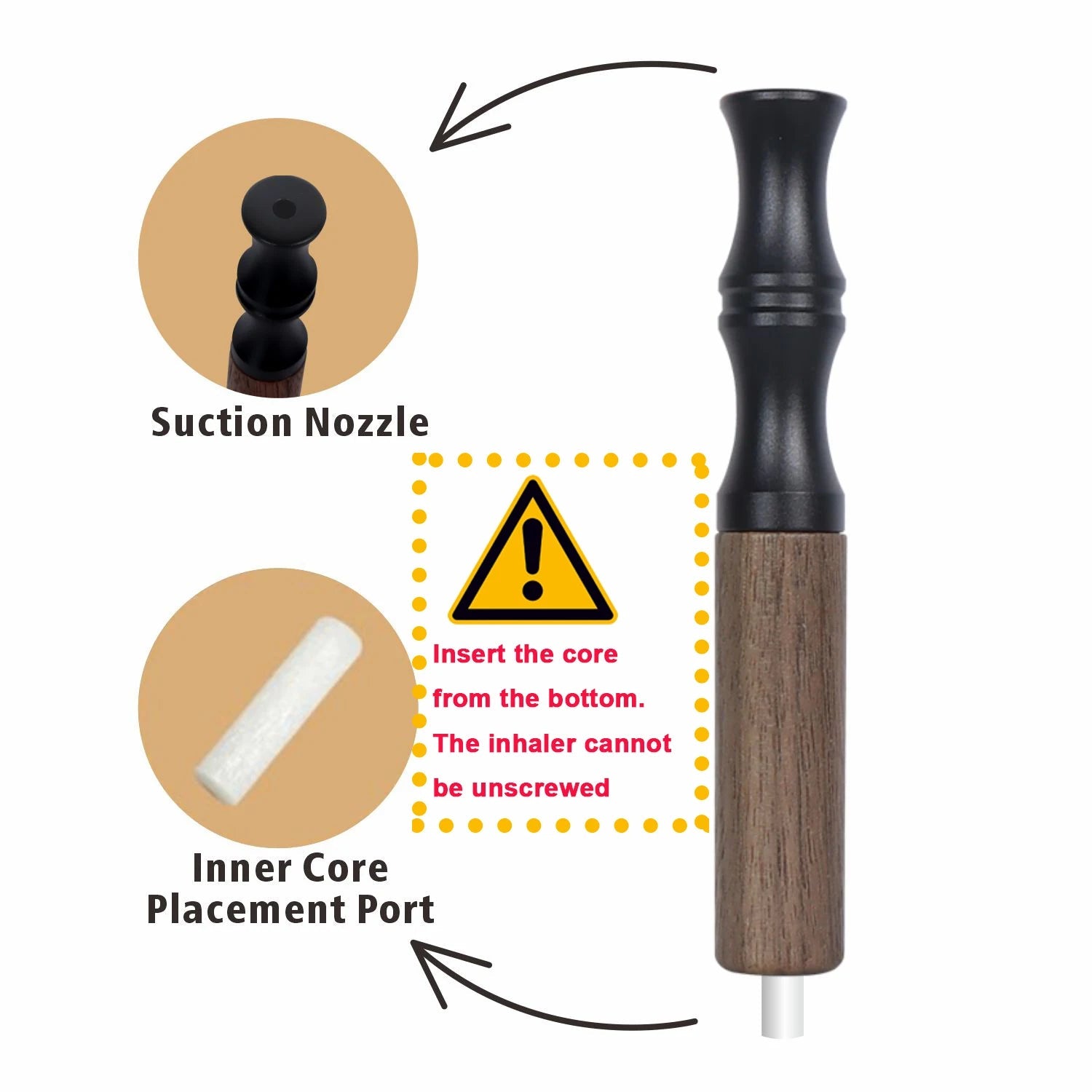 No Nicotine Quit Smoking Inhaler Stop Bad Habits Relieve Anxiety Stick Flavors Smokeless Air Inhaler Anti-smoking accessories R&G Boutique