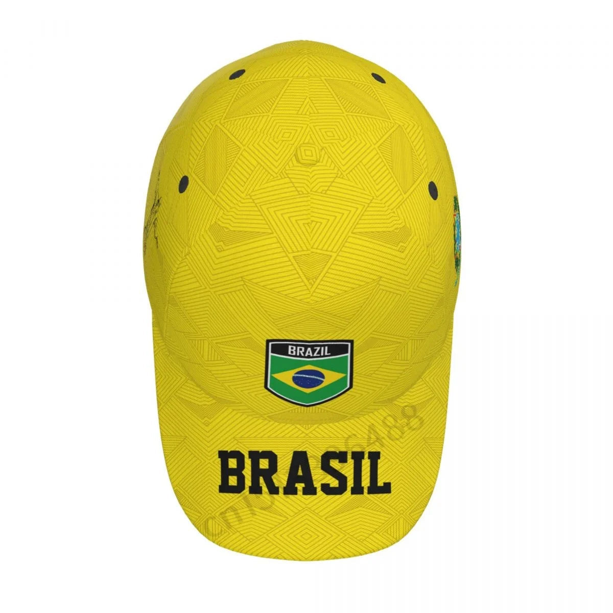 Brazil 3D Soccer Hats All Season Gifts