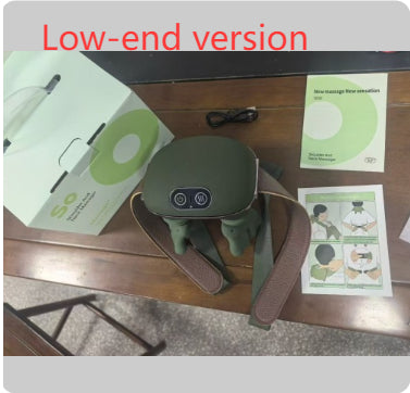 Wireless electric neck and shoulder muscle massager by R&G Boutique for pain relief and muscle relaxation.