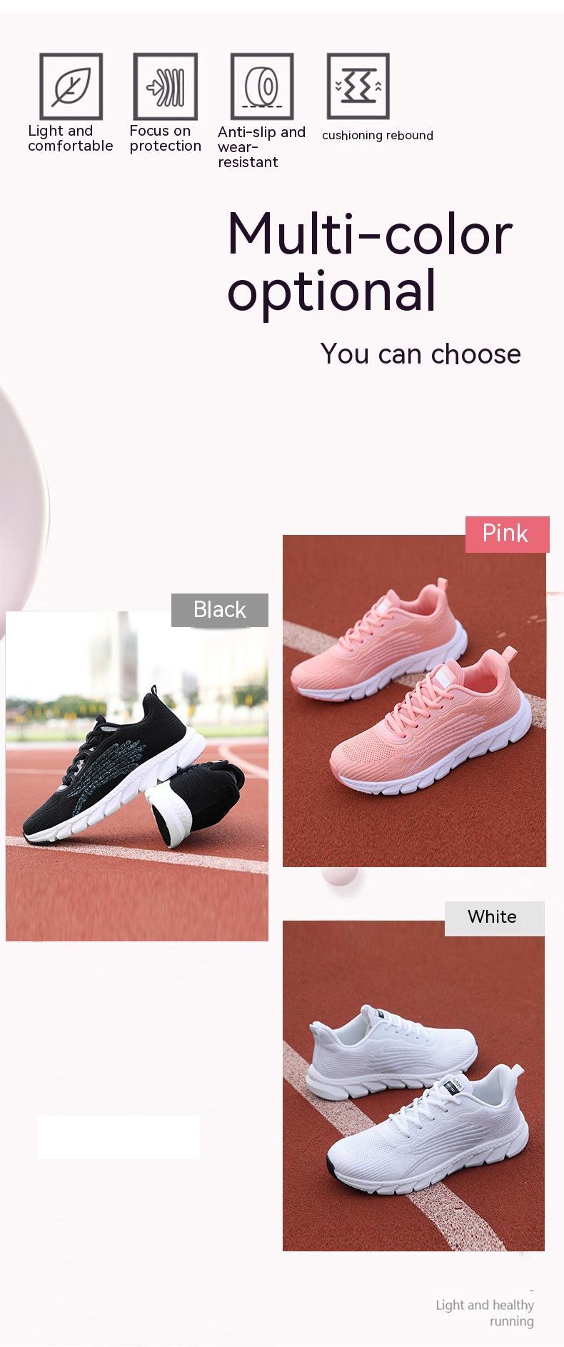 Men's and women's R&G Boutique flying woven breathable running shoes, casual sneakers with woven design and lightweight comfort.