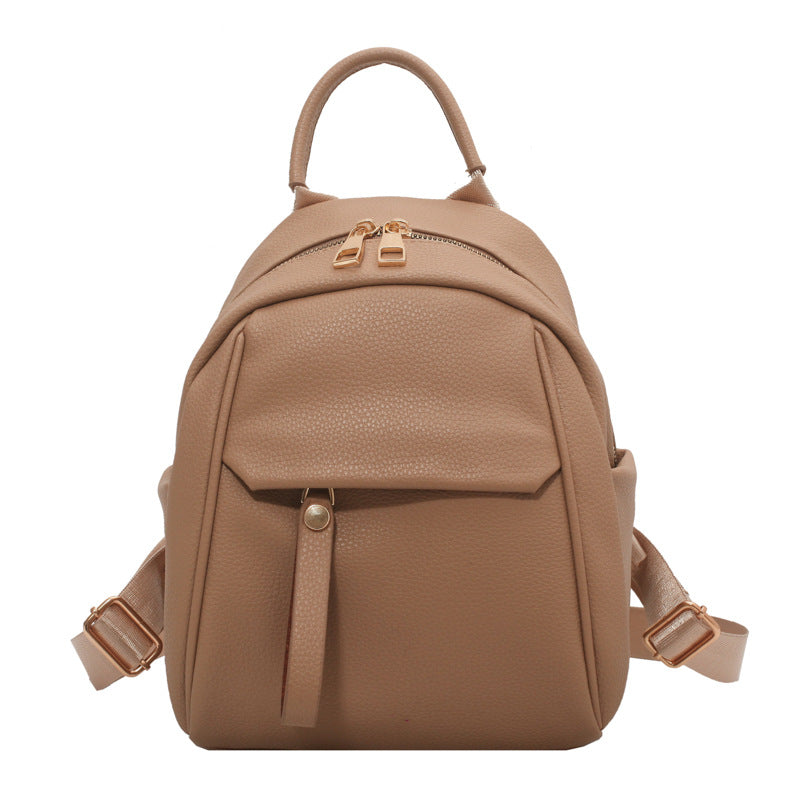 Cute R&G Boutique fashion PU backpack for women, small soft schoolbag perfect for students, with a stylish and functional design.