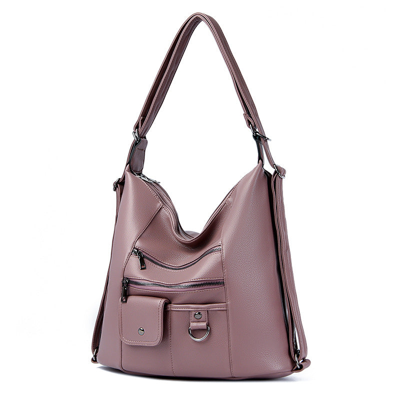 R&G Boutique casual women's crossbody bag in neutral color, one-shoulder design for versatile everyday use