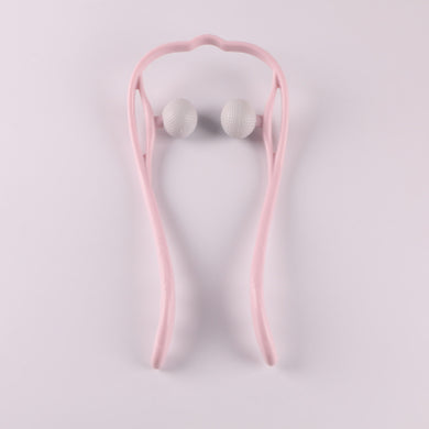 R&G Boutique manual six-wheel neck massager with pain relief roller, designed for soothing neck muscle relaxation and comfort.