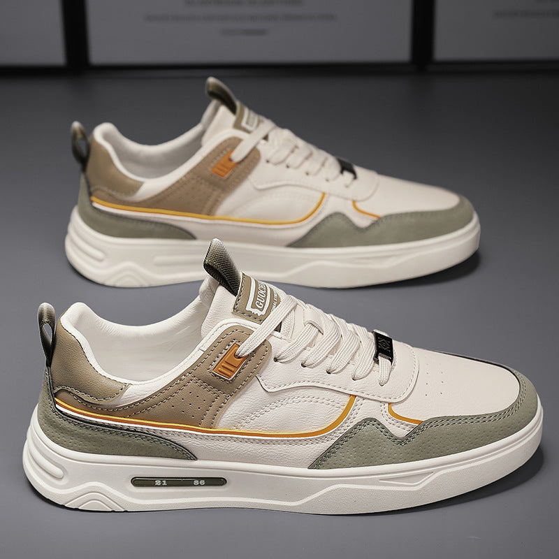 Men's versatile flat casual shoes by R&G Boutique, featuring a sleek design and comfortable slip-on style in neutral tones.