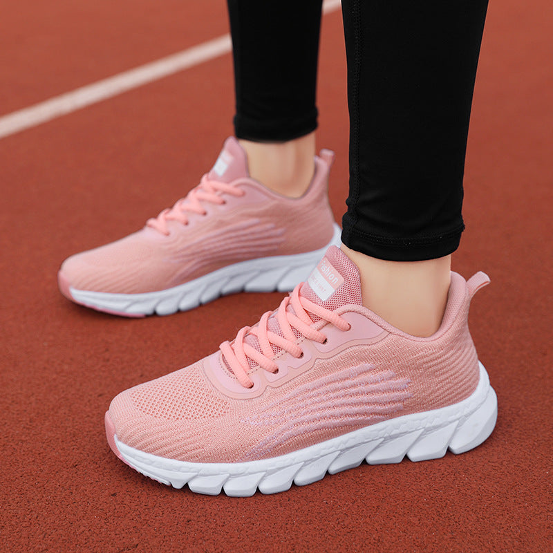Men's and women's R&G Boutique woven breathable running shoes with casual design, featuring lightweight, comfortable fit for active wear.