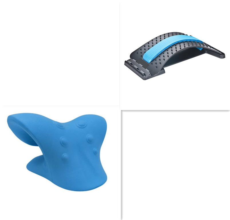 R&G Boutique multifunctional manual six-wheel neck massager with pain relief rollers, showing its compact design and six-wheel structure.