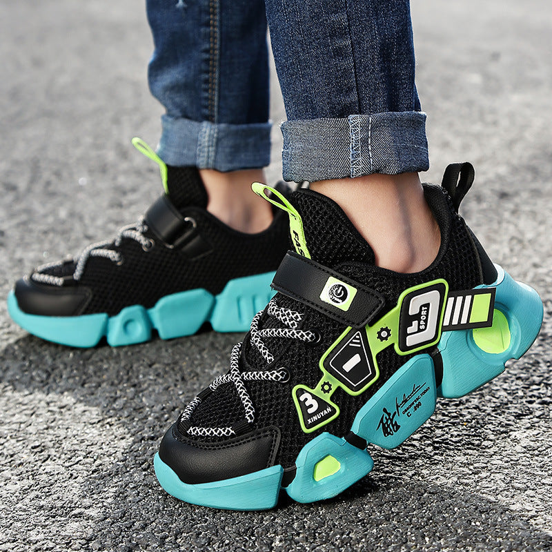 R&G Boutique Mesh Fly Woven Velcro Breathable Sneakers with lightweight mesh upper and Velcro straps for comfort and style.
