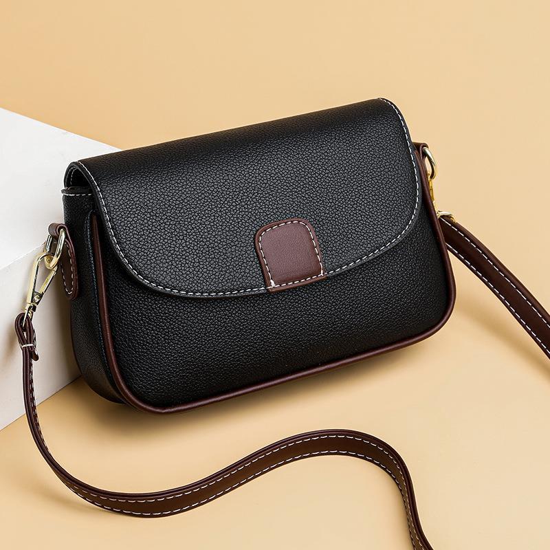 Small square fashion flap shoulder bag for women by R&G Boutique, featuring a versatile crossbody design and stylish details.