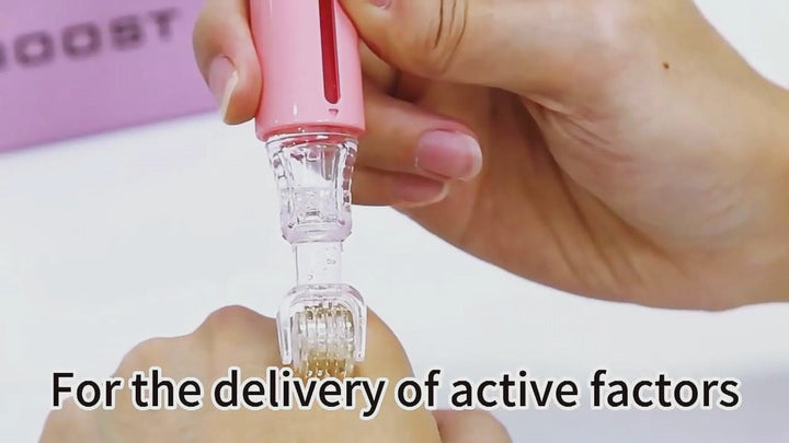 3 In 1 Lip Care Roller Needle Hair Growth Roller Beard Treatment & Serum Applicant