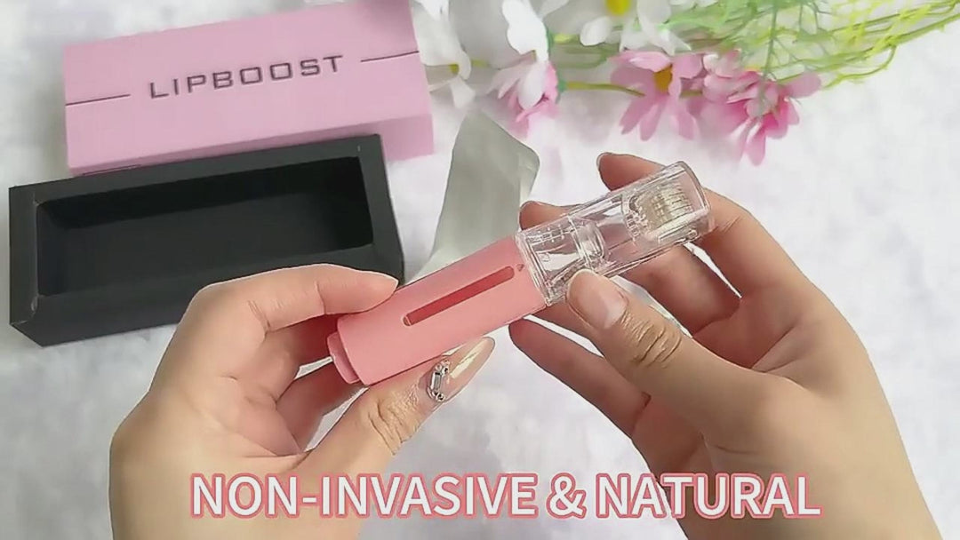 3 In 1 Lip Care Roller Needle Hair Growth Roller Beard Treatment & Serum Applicant